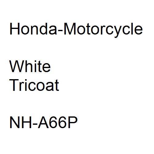 Honda-Motorcycle, White Tricoat, NH-A66P.